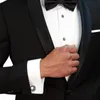Hawson Luxury Crystal Cufflinks and Buds for Men Mens Tuxedo Shirt Accessories on Wedding Anniversary Chrismas 240130