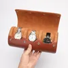 Watch Roll Travel Case-Watch Storage and Organizer-with Innovative Removable Pillows Solid Dividers Storage Travel and Display 240124