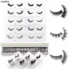 Visofree 3060100 par mink fransar ingen låda 3D -ögonfransar kort naturlig falsk ögonfrans i bulk grymhetsfri makeup lash 240130