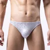 Underpants Men Shiny Sequined Briefs Low Waist Seamless Breathable Underwear Slip Homme Gay Thongs Ropa Interior Hombre Sissy