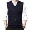 MENS SLIM FIT Sweater Vest Sticked Tank Top Sleeveless Pullover Randig Top Retro Preppystyle Simple AllMatch Sweaters 240125