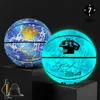 Basket-ball réfléchissant Glow Taille 5 7 Outdoor Street Cool Balls Glowing Basketballs lumineux Enfant Jeunes Adultes Balls 240127