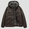 Jaquetas masculinas casacos parkas casaco motocicleta jaqueta homem roupas militares outerwear casaco de inverno masculino jakets longo