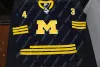 Michigan Wolverines Eishockeytrikot Adam Fantilli Luke Hughes Dylan Larkin Cam York Owen Power Zach Hyman Seamus Casey Rutger McGroarty Jacob Truscott Frank Nazar III