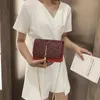 Abendtaschen Mode Frauen Tasche Ins Internet Prominente Quaste Kette Schulter für Mädchen PU-Material Schwarz Grün Rot