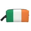 Sacs à cosmétiques, sac de maquillage drapeau irlandais, organisateur de voyage pour femmes, rangement mignon de toilette