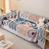 Cartoon Sofabezug Doppelnutzung Betten Blanekets Decke Picknickmatte mit Quaste Sofabett Universal Dekorativ 240119