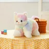 30 cm mignon Kitty coton brillant jouets en peluche avec lumière LED coussins berceuses douces animaux en peluche cadeau pour filles enfants 240122