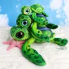 20cm Multicolour Tortoise Plush Toys Simulation Sea Turtle Cartoon Animal Stuffed Baby Sleeping Doll Gift For Children 240118