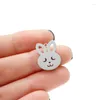 Charms 5Pcs/Lot Kawaii For Jewelry Making Stainless Steel Cute Animal Diy Charm Necklace Pendant Wholesale Trinket