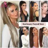 Real Beauty Ponytail Human Hair Wrap Around Horsetail Straight Brazilian100% Remy Human Hair Ponytail Extensions 60100120150g 240122