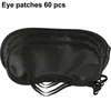 60 PCS patchs pour les yeux el chambres jetables masque de sommeil bandeau pour les yeux aviation masque pour les yeux ombrage masque pour les yeux de sommeil en gros 240127