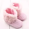 First Walkers Plush Warm Kids Snow Boots Baby Girl Shoes Cotton Non-slip Infant Boot Girls Toddler 13-18Months