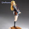 Anime Action Figür Nisan ayında yalanınız Kaori Miyazono Karikatür Bebek Pvc 20cm Boxpacked Japon Heykelcik Dünyası 20 cm 240131