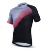 Jaquetas de corrida macias e antiderrapantes camisa de ciclismo de secagem rápida roupas de bicicleta estampadas justas camisas de mountain bike desgaste masculino