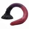 Blandning Anal Plug Long Butt Dragon Dildo 18 Sex Toys For Women Men Masturbators Fake Penis Stimulate GSpot Soft 240202