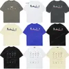 Lujos de verano camiseta para hombre para mujer diseñadores camisetas camisetas sueltas tops hombre camisa casual balencaigaly ropa streetwear pantalones cortos manga polos camisetas balenciga