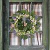 Dekorativa blommor krans för Windows Spring Simulation Withered Outdoor Patio Wedding Home Decoration Fall Porch Decorations