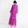 Casual Dresses Elegant Long For Women 2024 Luxurious Evening Lace Female Embroidered Boutique Dress Ladies One-piece Clothes