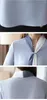 Kvinnor BLOUSES Fashion Woman 2024 Bow Tie V-hals Office Ladies Tops Långärmad chiffongblus Kvinnor Kvinnor och C35