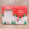 Presentförpackning 10st jullådor med Windows Paper Candy Cake Set bröllop och familjesamlingstillbehör