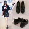 Dress Shoess Soft Soled Shoes for Children in Spring and Autumn New British Style Small Leather Flat Bottomed Bean Loafers Casual Single
