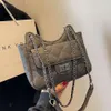 Western Style for Women New Trendy and Fashionable Diamond Grid Chain Small Square Summer Versatile Texture Crossbody Bag factory direct sales