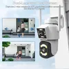 WiFi Outdoor Camera PZT 8MP 4K 10X Zoom IP Security Color Night Vision Bidirectional Call Mobile Tracking