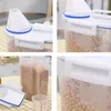 Shopping Bags Kitchen Storage Box Rice Cylinder With Flour Sealed Barrel Thick Plastic Cover Food Organizer