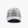 Ball Caps beautoday Baseball Cap femme denim Coton Colon Ajustement Couleur solide Old School Retro Y2k Spring Ladies Accessoires H28