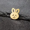 Charms 5Pcs/Lot Kawaii For Jewelry Making Stainless Steel Cute Animal Diy Charm Necklace Pendant Wholesale Trinket