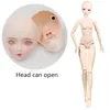 Dream Fairy 13 BJD Naken Doll 26 Movningsbara leder 62 cm Plast Naked Body Fashion Ai Diy Toy Gifts for Girls SD 240123