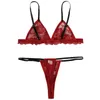 BHs Sets Damen Spitze Sexy Kontrast Hosenträger Dessous Zweiteilige Unterwäsche Body Shaping Split Anzug für Frauen Frech