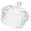 Conjuntos de louça Clear Acrílico Prato de Doces Tigela de Cristal Cubo Jar Ornamento de Festa de Casamento