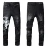 Heren Amr-Jeans Designer Jeans Slim Jeans USA DRIP Jeans Mens en Dames Skinny Pants Hoge kwaliteit jeans Hiphop-broek Low Rise Jeans Stretch Jeans
