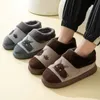 Thick-soled cotton slippers skid-proof and wear-resistant home shoes