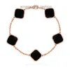 Klavertje vier armband Cleef Van Designer Armbanden armbanden ketting liefde armbanden voor vrouwen jubileum 18K vergulde gouden ketting Sieraden ontworpen