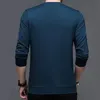 Streetwear Fashion Men Long Sleeve Tshirt Spring Autumn Basic Business Man Clothes Jersey Korean Bottom Loose Casual Tops 240130