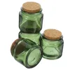 Candle Holders 4 Pcs Glass Scented Cup Household Holder Cork Jar Bottle Tea Light Tealight Candlestick Desktop Lights