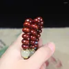 Strand Rosewood Red Sandalwood Abacus Beads 25 Armband