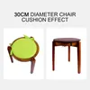 Oreiller Simple épaissi chaise ronde Futon Tatami coussins de sol siège pour bistros en plein air salle à manger confort chaises coussin