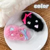 Hair Accessories 2 Pcs/Set Colored Rhinestones Furry Autumn And Winter Barrettes For Women Girls Sweet Hairpins Side Clip Headdress