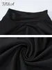 Casual Dresses FSDA Autumn Winter Black Sexy Dress Women Midi 2024 Long Sleeve Turtleneck Bodycon Party Elegant Club