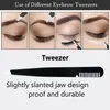 8 Pcs Professional Eyebrow Trimmer Kit Brow Scissors Monobrow Comb Razor for Face Tweezers Eyelash Brush Set Shaper Makeup Tools 240124