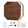 Veilleuses LED lampe de Table pliante accordéon lumière 3 couleurs USB Charge livre en bois cadeau d'anniversaire pour enfants éclairage Decora