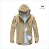 Pêche imperméable à l'eau coquille dure militaire veste tactique hommes Camouflage à capuche Hardshell mince pression colle coupe-vent manteau 240122