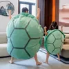 100cm Turtle Shell Brinquedo de Pelúcia Crianças Saco de Dormir Recheado Macio Tartaruga Travesseiro Almofada Venda Brinquedos Criativos Presente de Natal 240125