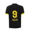 23 24 Cub Haller Futebol Jerseys 2023 2024 Borussia Reyna Camisa de Futebol Neongelb Hummels Brandt Dortmund Homens Crianças Especial Sancho Todo Preto Bensebaini Maillot de Foot