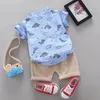 Kleidung Sets Sommer Baby Jungen Kleidung Anzug Kinder Mode Cartoon Hemd Shorts 2 Teile/sätze Kleinkind Casual Kostüm Infant Kinder Trainingsanzüge