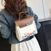 Okul çantaları diy malzeme çanta aletler ile el yapımı hediye karikatür backpack kadın omuz çok işlevli seyahat çanta kızlar okul çantası